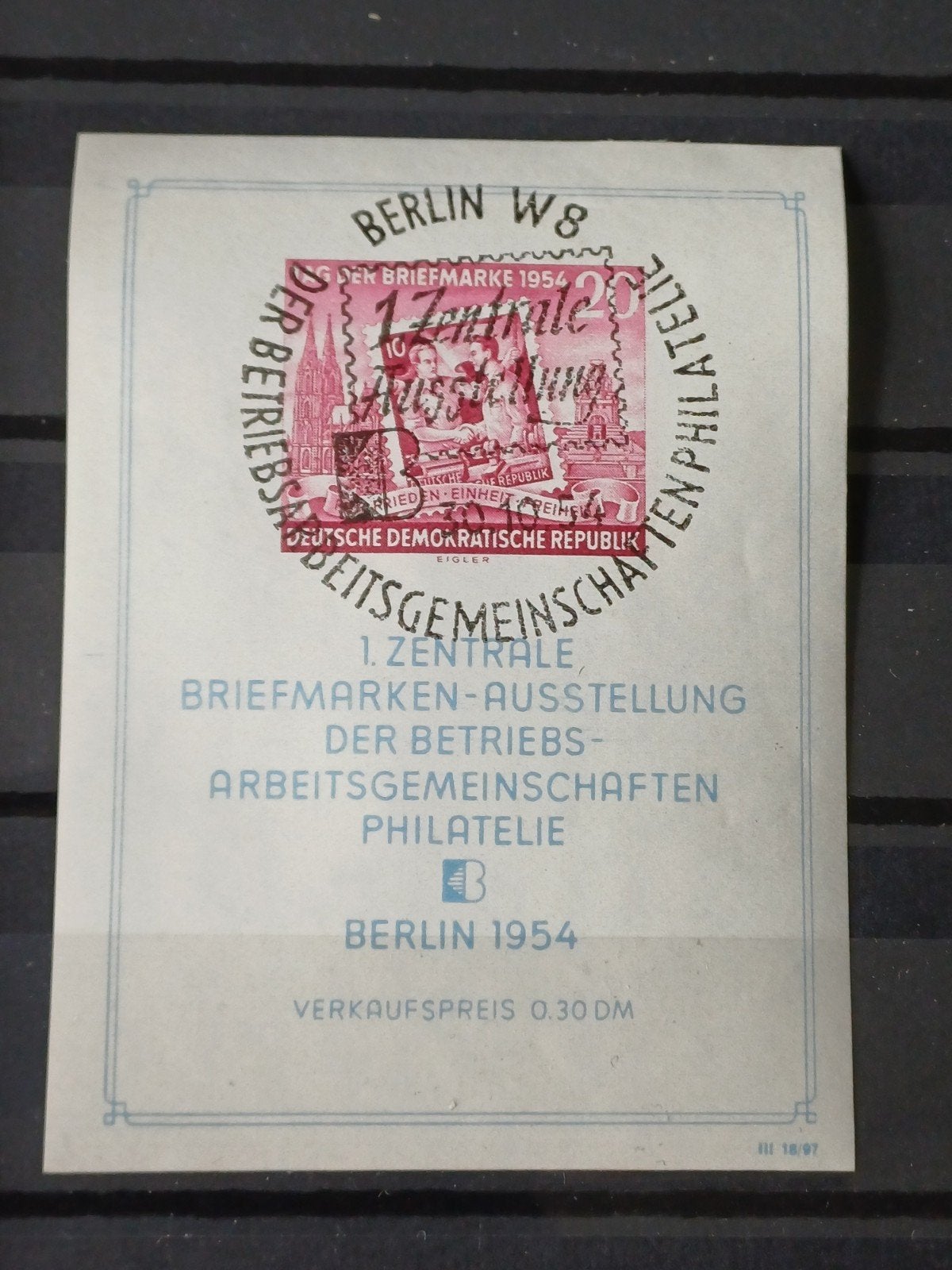DDR blok 10 gestempeld eerste dag van uitgifte, Ophalen of Verzenden, DDR, Gestempeld