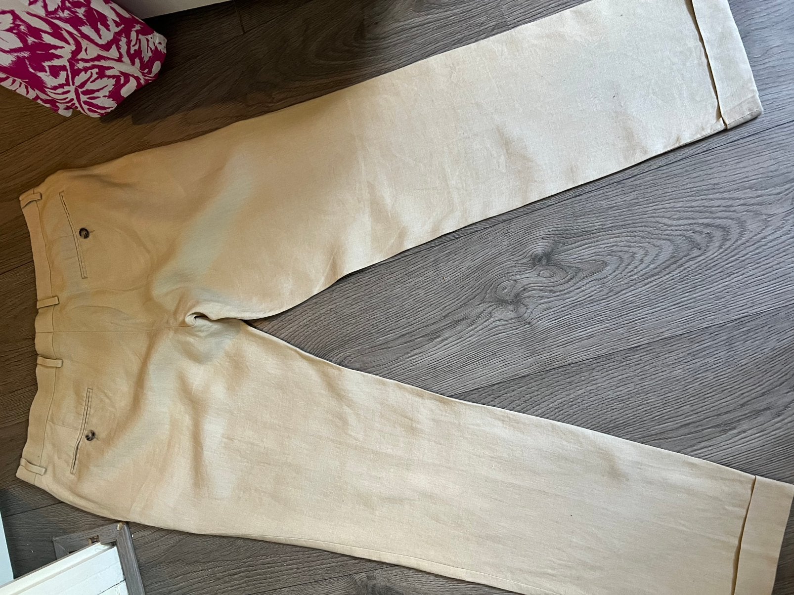 Sandro mooie heren broek maat 46, Ophalen of Verzenden, Zo goed als nieuw, Maat 46 (S) of kleiner, Beige