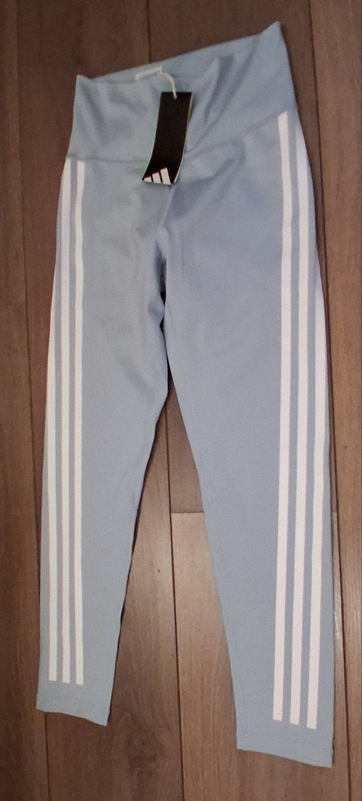Adidas Opt Ticons 7/8T Legging - Lichtblauw, Ophalen of Verzenden, Nieuw, Blauw, Fitness of Aerobics