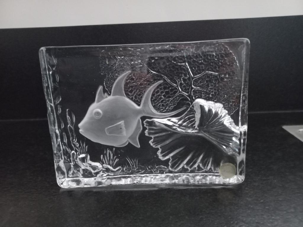 Vintage glassculptuur van Goebel 16x22cm, Ophalen of Verzenden