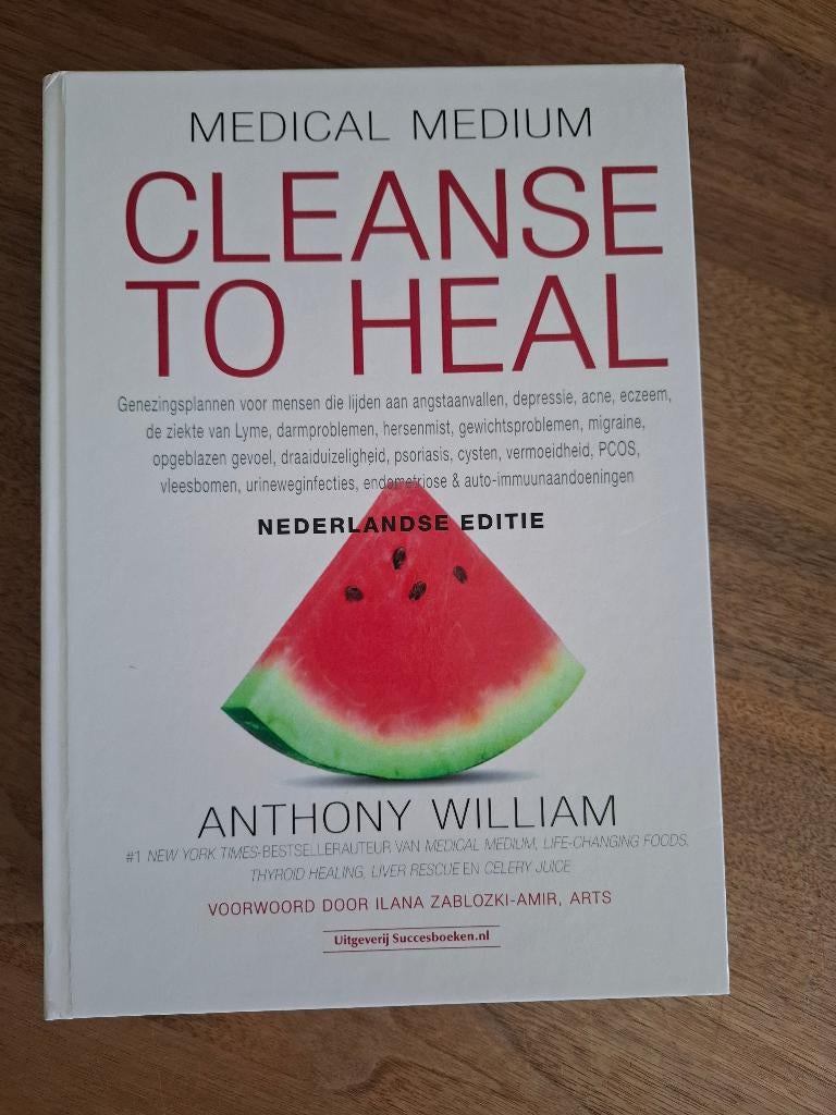 Cleanse to heal, Medical Medium, Anthony William, Ophalen, Dieet en Voeding, Zo goed als nieuw, Anthony William