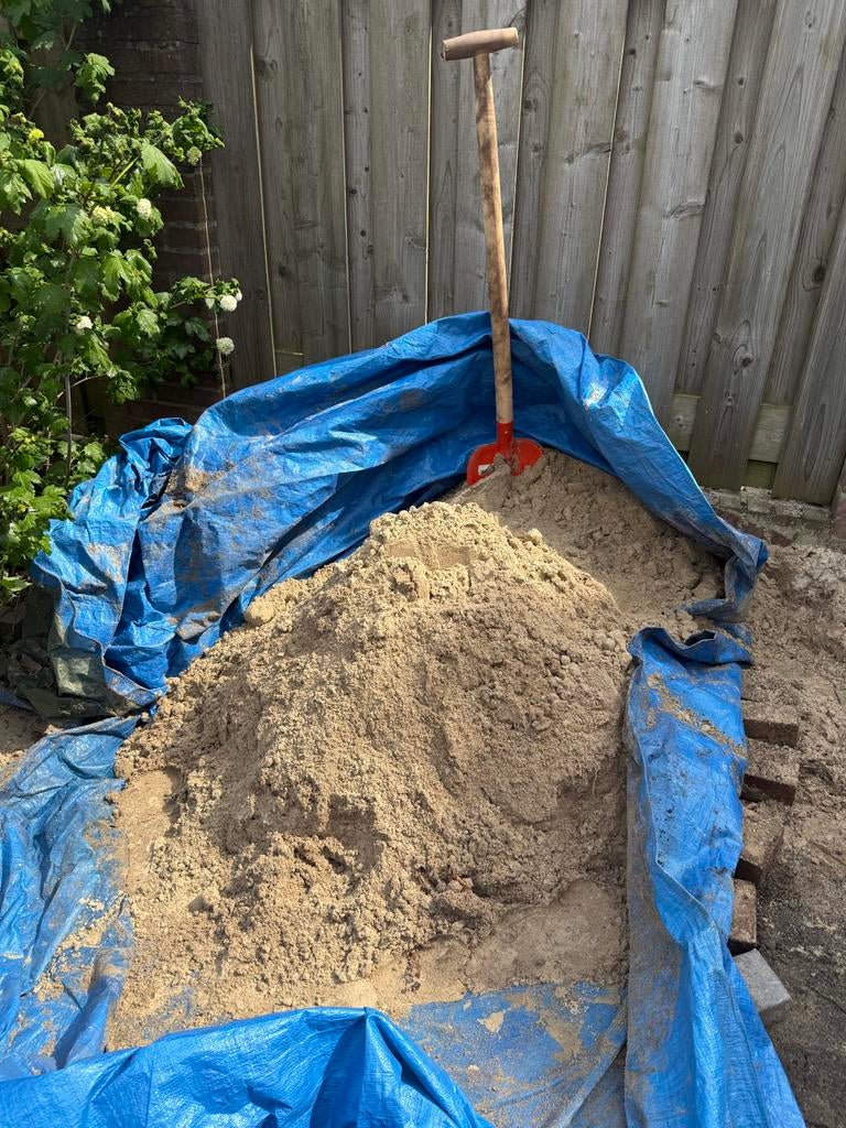 Geel zand - GRATIS, Ophalen, Gebruikt, Ophoogzand