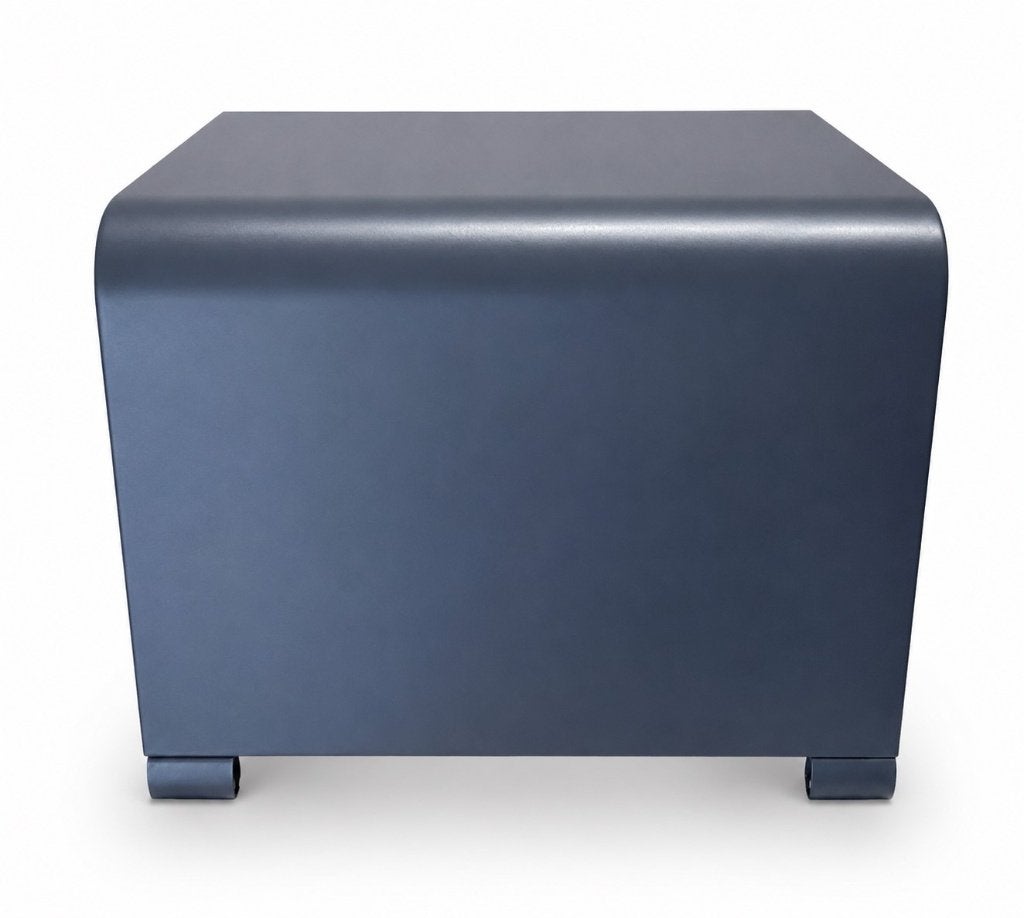 Auping Auronde tafeltje hoog 546 NIEUW Night Blue, Minder dan 55 cm, Rond, Nieuw, Info@auping.nl