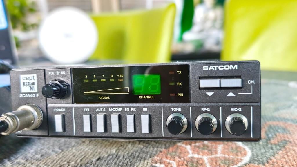 27 mc satcom scan 40 f, Ophalen, Zo goed als nieuw, Zender en Ontvanger