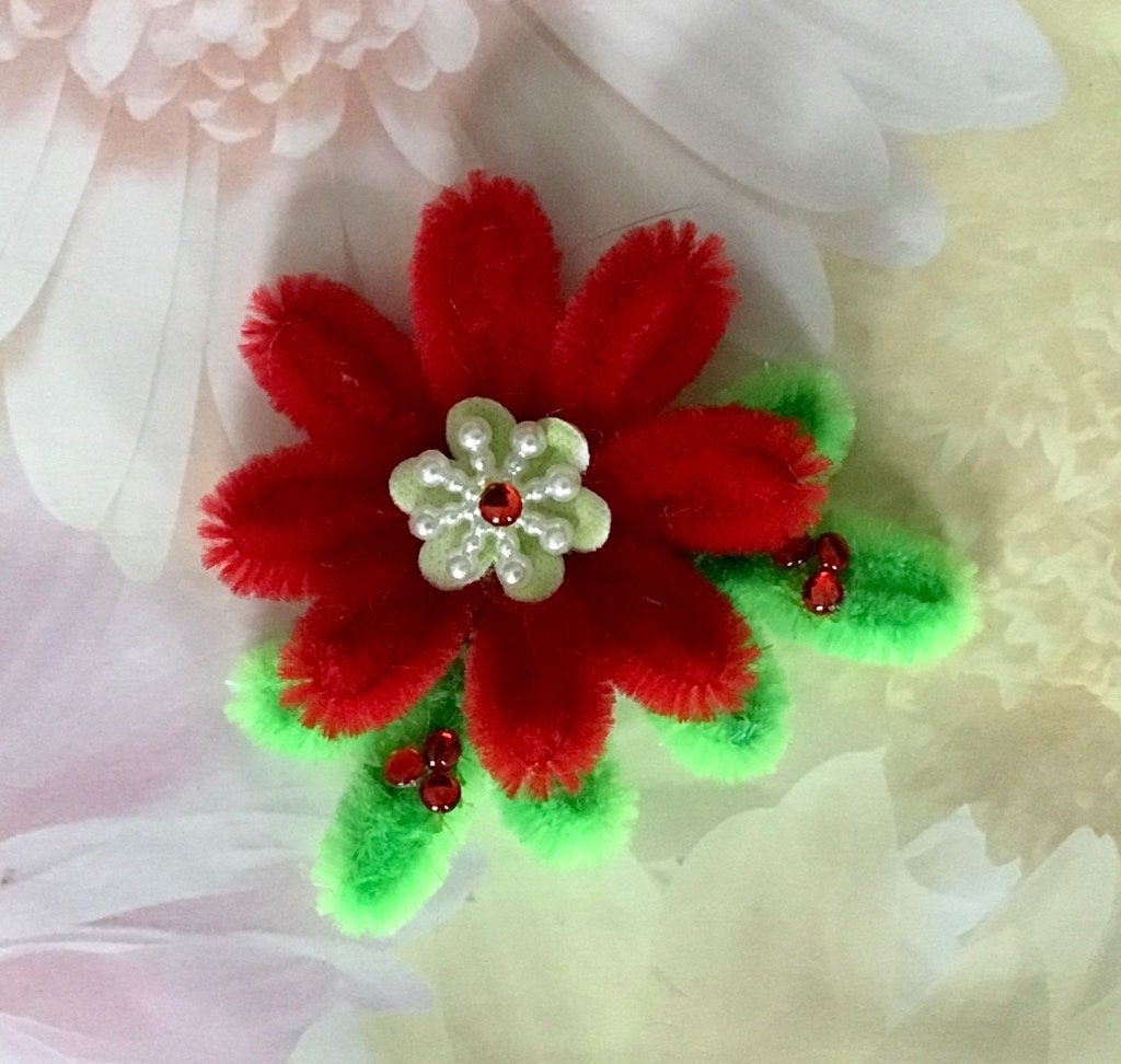 Handgemaakte bloem 204 A, Hobby en Vrije tijd, Verzenden, Nieuw, Handgemaakt