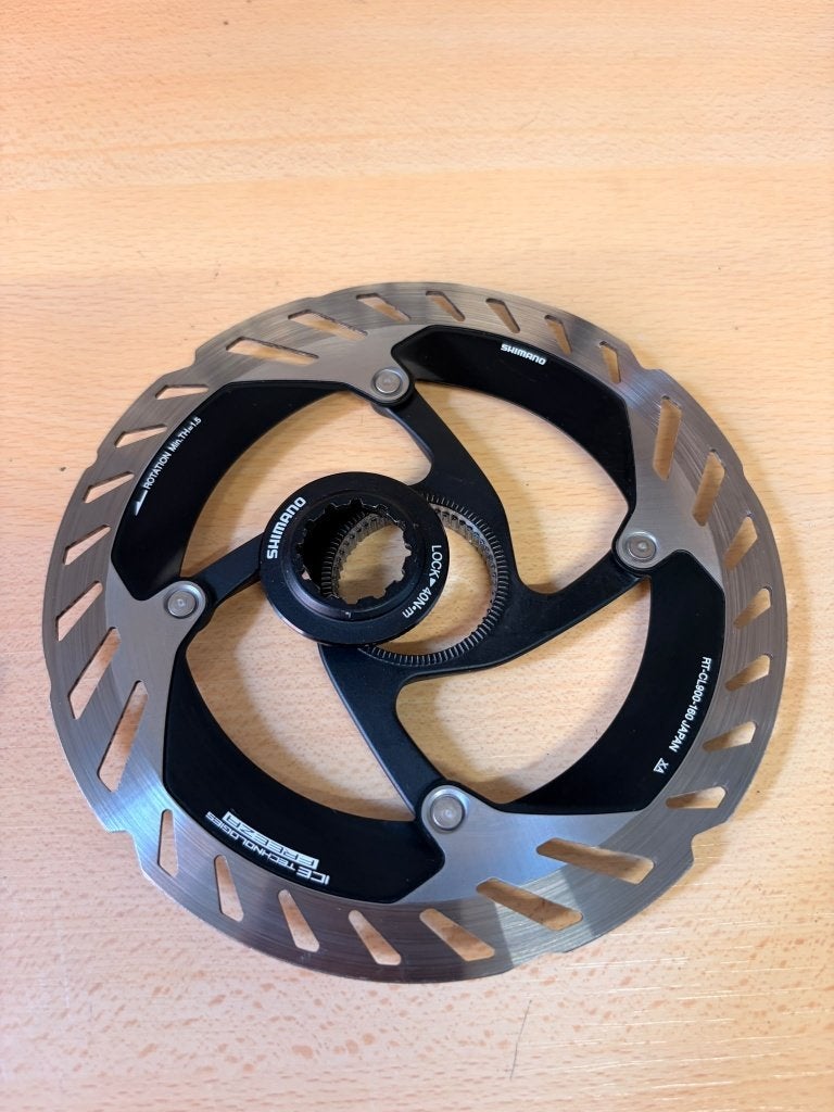 Shimano Dura Ace/XTR remschijf 160mm, Remmen, Ophalen of Verzenden, Zo goed als nieuw, Gravelbike