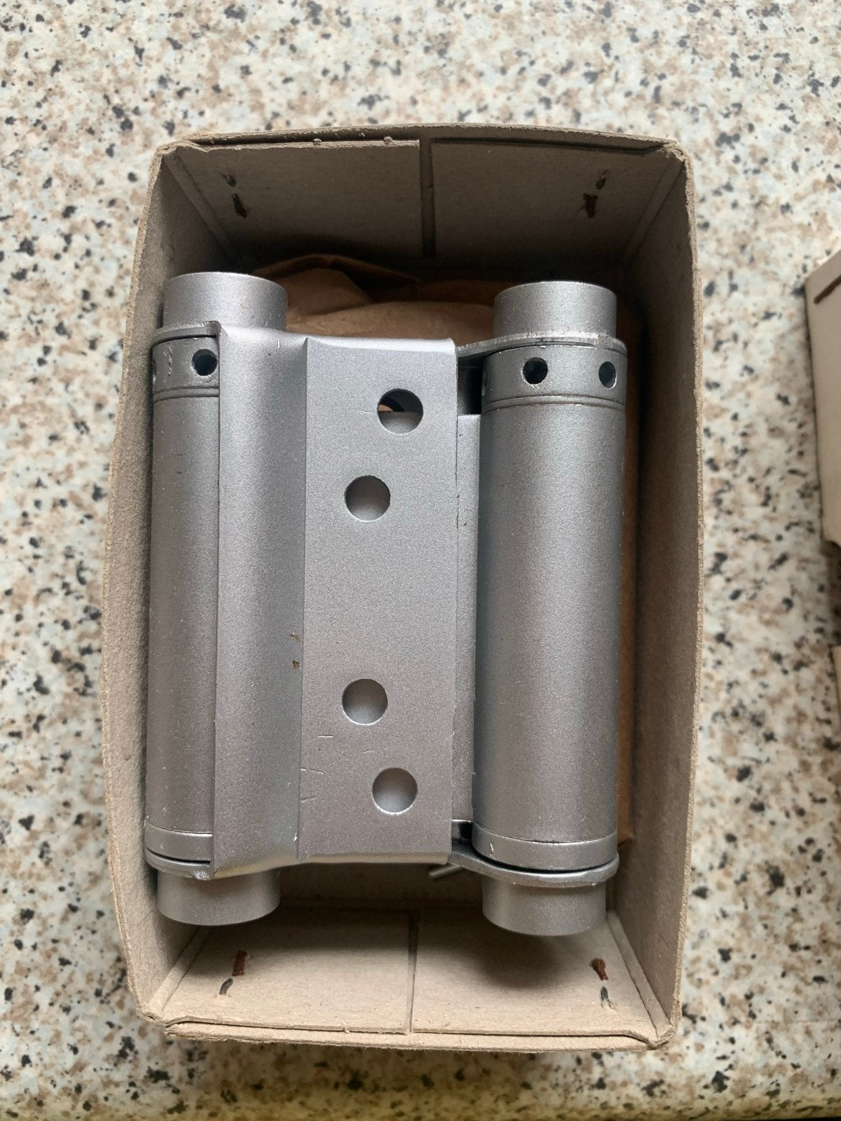 Fridavo Bommer DW/75 Dubbelwerkend Scharnier Grijs Gelakt, Ophalen of Verzenden, Nieuw, Overige materialen, Scharnier