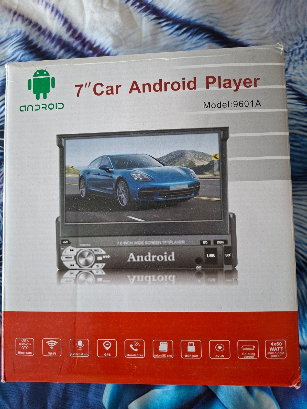7" Android Autoradio Speler Model: 9601A, Ophalen, Zo goed als nieuw