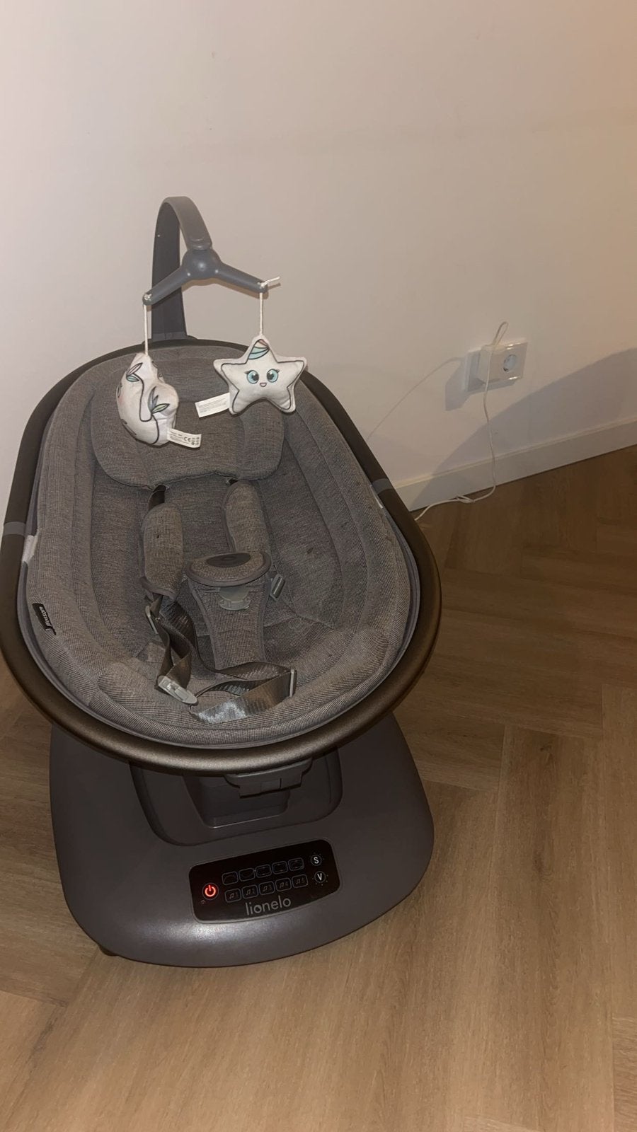 Electrische schommel stoel baby, Ophalen of Verzenden, Zo goed als nieuw, Overige typen