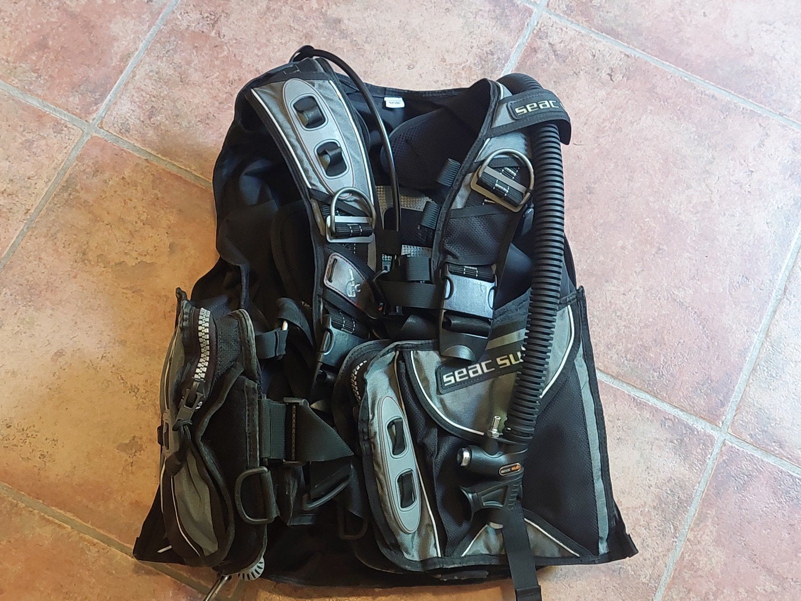 Seac Sub pro2000 trimvest maat M, Ophalen, Gebruikt, Trimvest of Wing