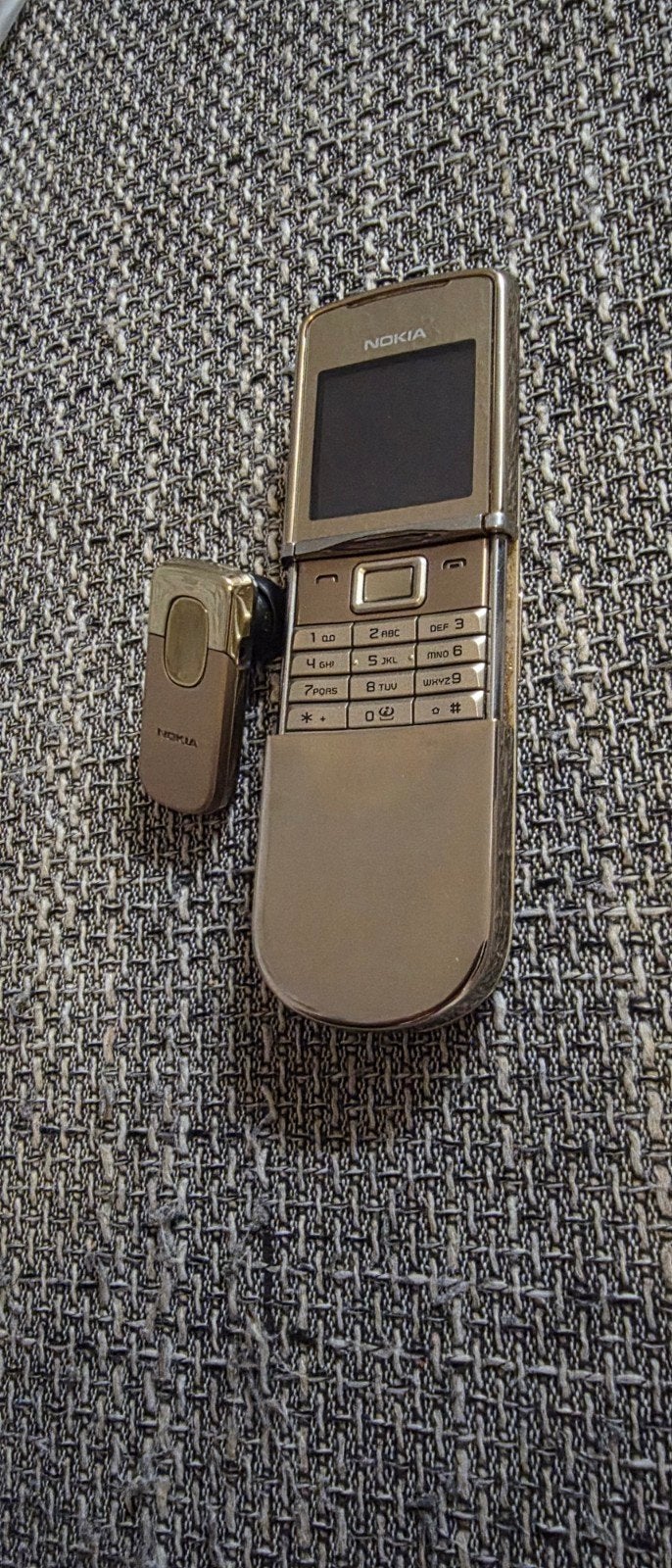 Nokia 8800 Sirocco Gold Vaste Prijs, Telecommunicatie, Schuifmodel, Touchscreen, Ophalen of Verzenden, Zo goed als nieuw