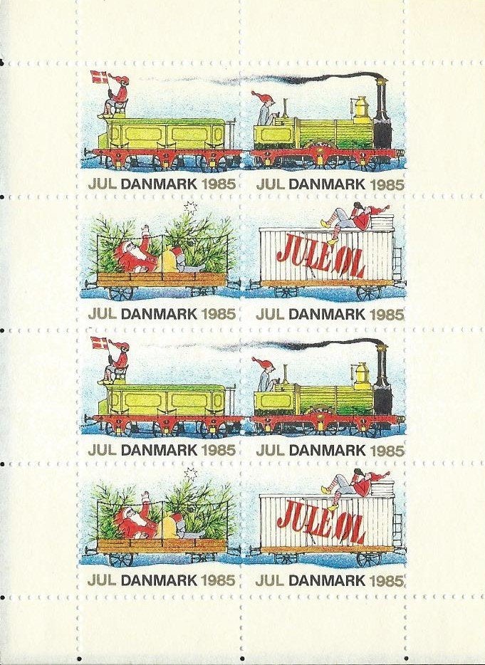 Denemarken - Kerst 1985 - Drukproces - Setje - Postfris, Ophalen of Verzenden, Denemarken, Postfris