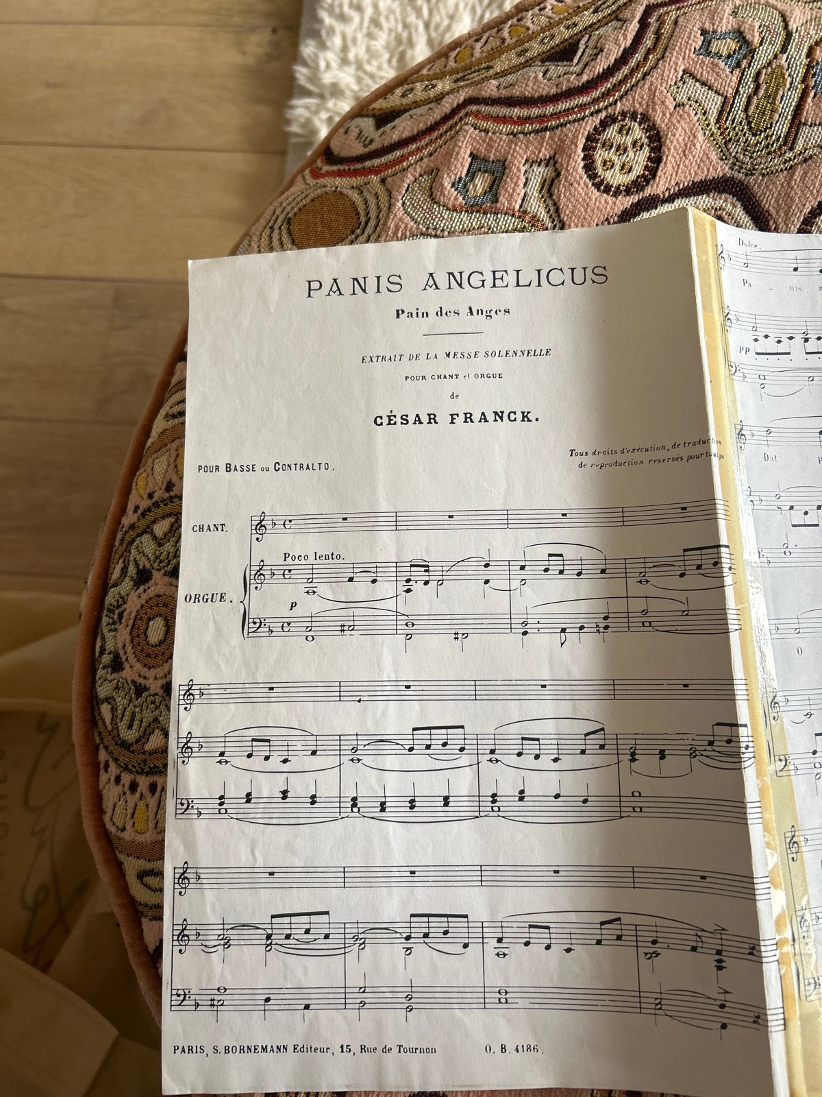 Panis Angelicus - César Franck (bladmuziek), Orgel, Gebruikt, Klassiek, Ophalen of Verzenden