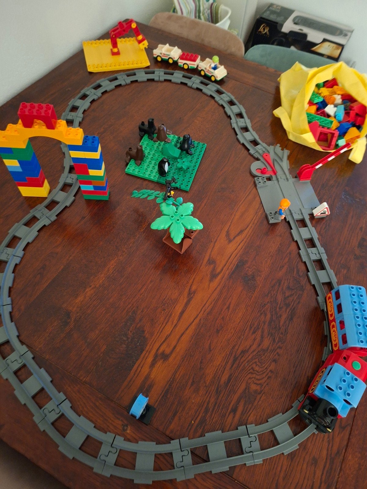 duplo stoomtrein / eiland dieren, wagentjes etc, Ophalen