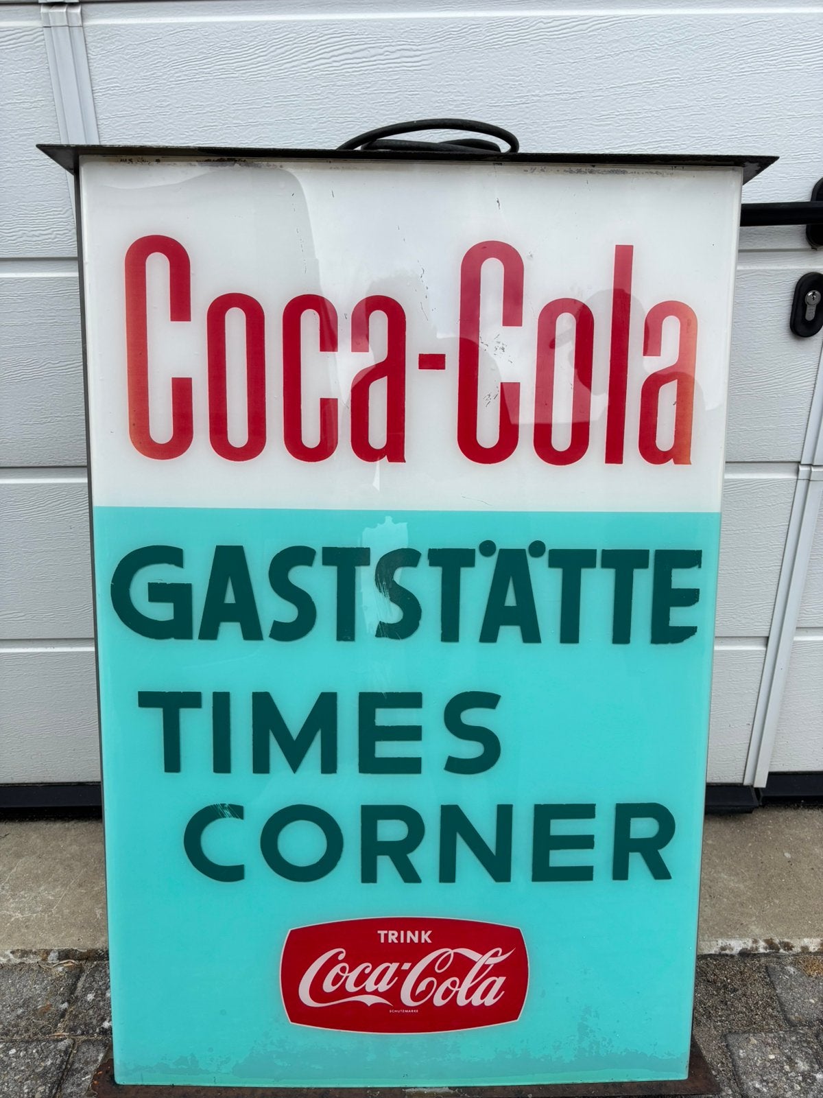 Lichtreclame coca cola, Verzamelen, Ophalen of Verzenden, Zo goed als nieuw, Lichtbak of (neon) lamp