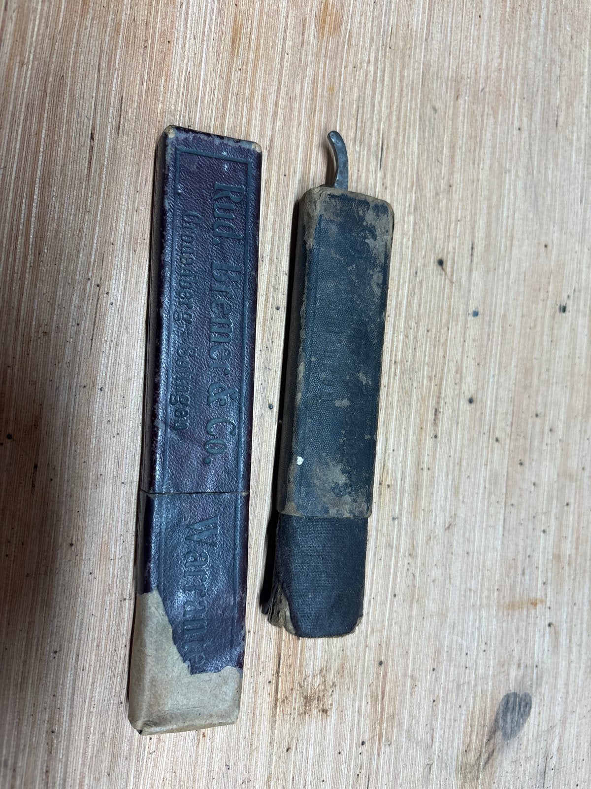 Vintage Scheermessen Solingen, Ophalen