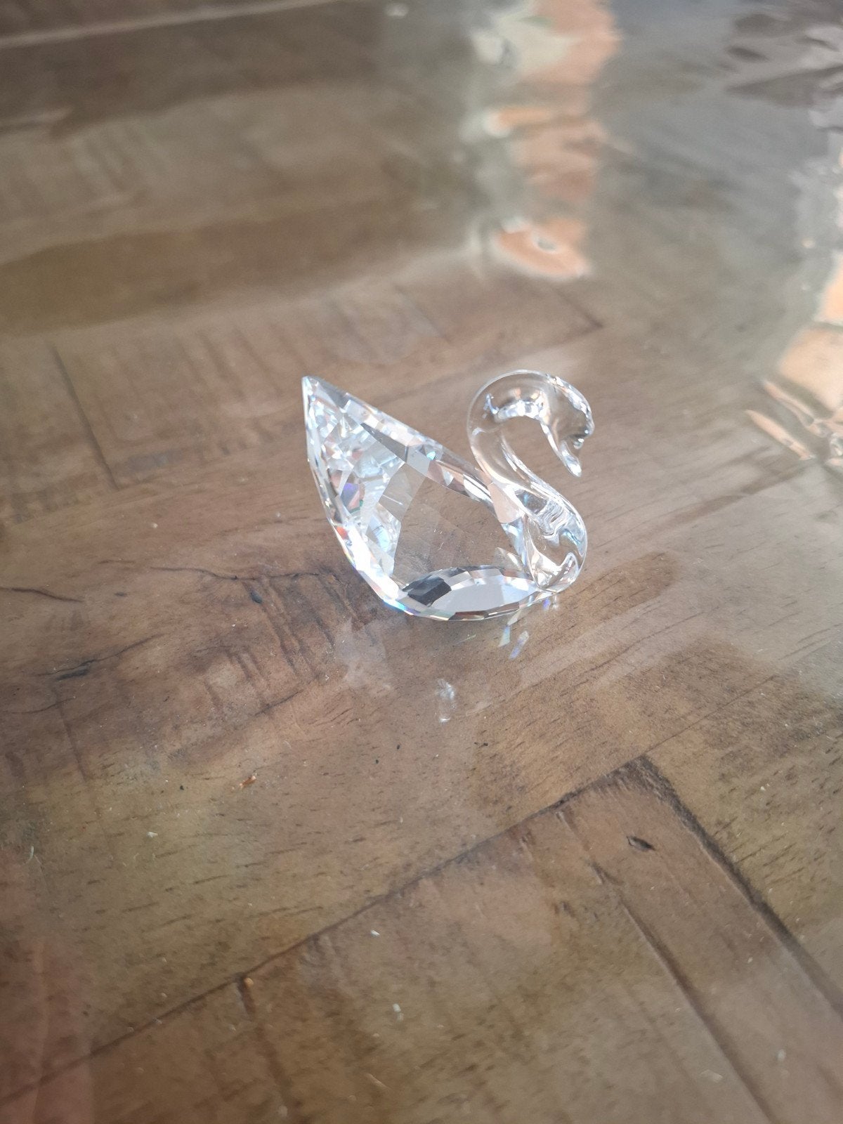 Swarovski Kristallen Zwaan Figuurtje, Verzamelen, Ophalen, Zo goed als nieuw, Figuurtje