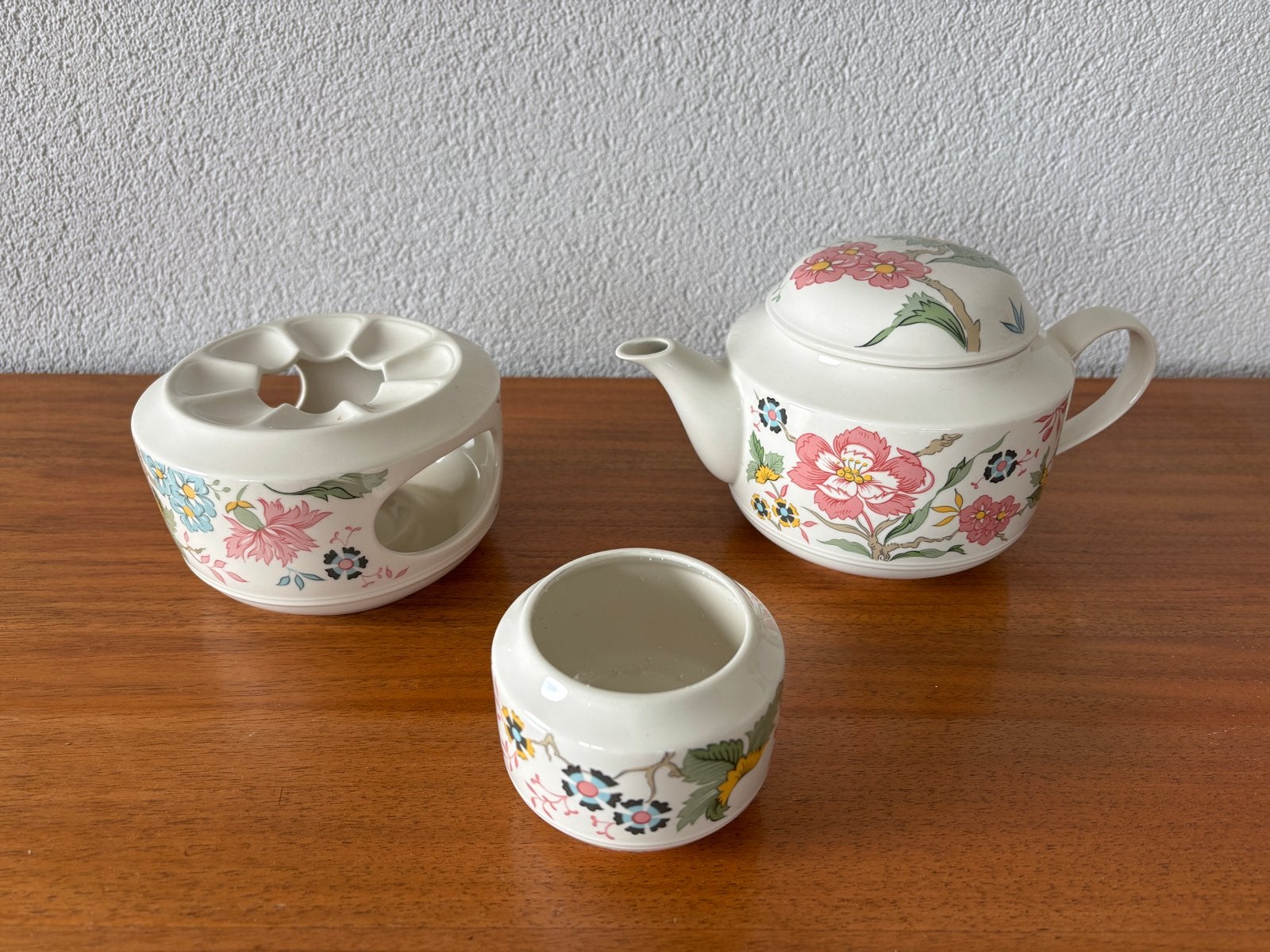Villeroy & Boch Chintz theepot met theelicht en suikerpot, Ophalen, Klassiek, Villeroy & Boch, Zo goed als nieuw