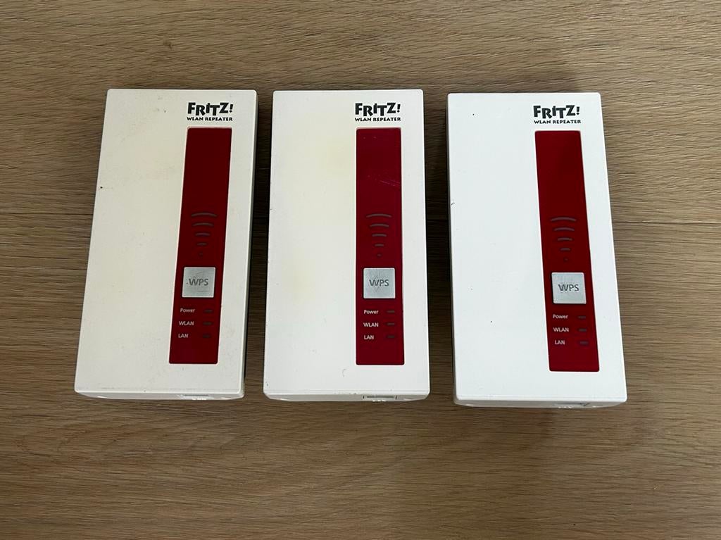 Fritz!WLAN Repeater 1750E - Wifi versterker, Computers en Software, WiFi-versterkers, Ophalen of Verzenden, Gebruikt