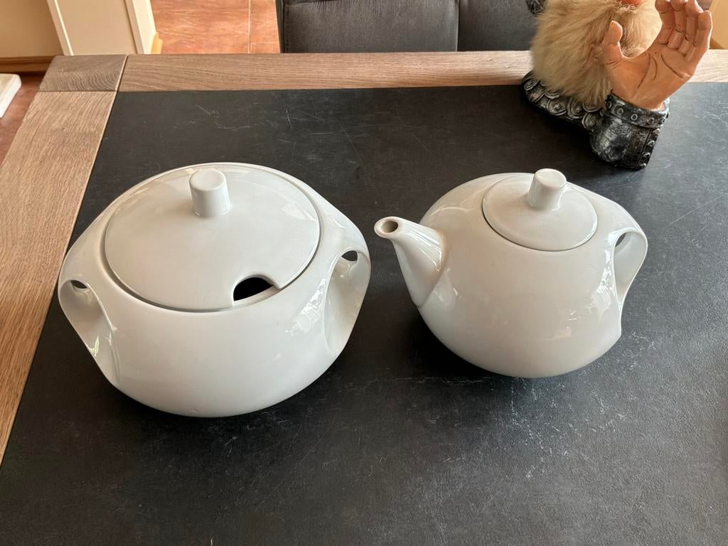 Vintage Mitterteich Bavaria Theepot en Soepterrine, Antiek en Kunst, Ophalen of Verzenden