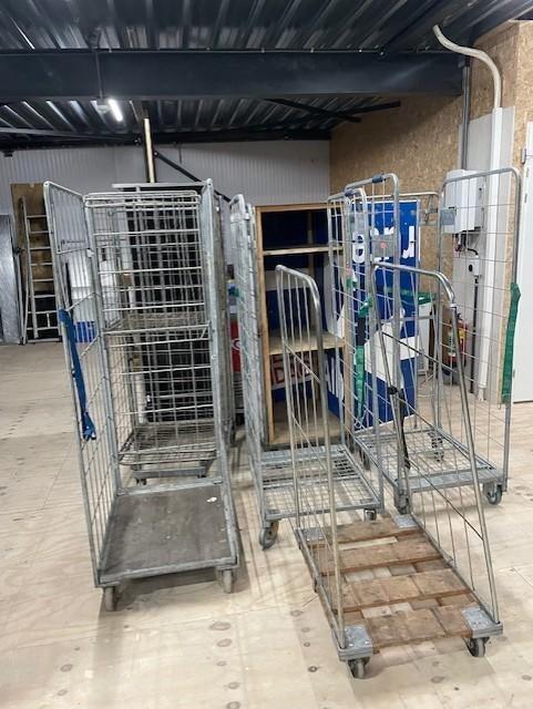 Rolcontainer, 100 liter of meer, Ophalen, Gebruikt, Transportkar