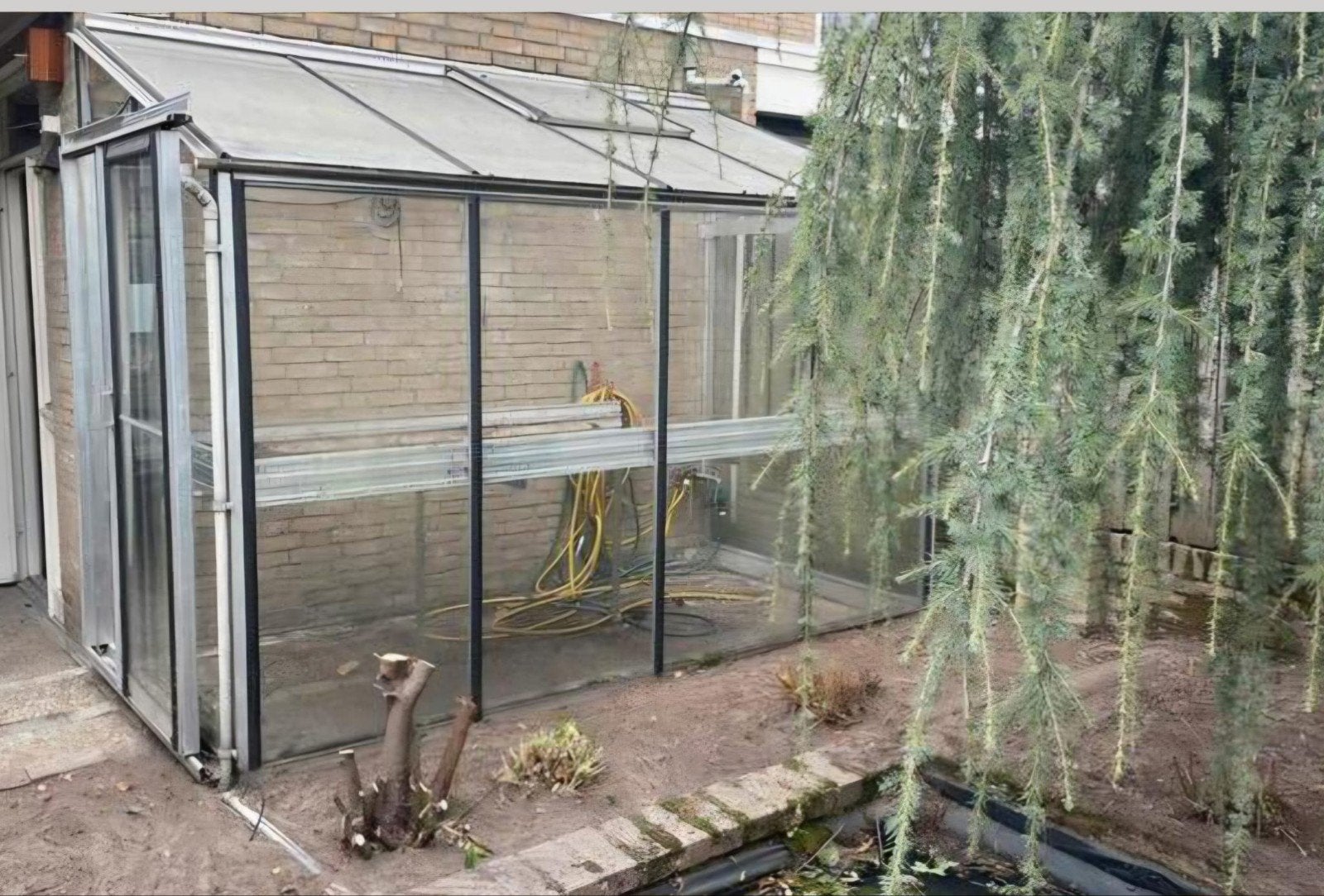 Muurkas 290x180 cm, Tuin en Terras, Kassen, Ophalen, Aluminium