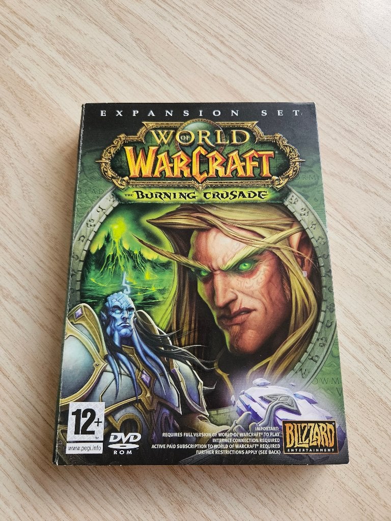 World of Warcraft: The Burning Crusade (PC/Mac DVD) - CIB, Gebruikt, 1 speler, Ophalen of Verzenden, Role Playing Game (Rpg)