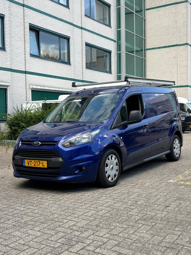 Ford Transit Connect 1.6 TDCI L2 Camera Leder Imperiaal 2016, Auto's, Bestelauto's, Euro 5, Stof, Zwart, Blauw