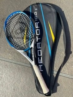 Dunlop Predator 100 tennisracket L3 4 3/8 incl draagtas, Gebruikt, Ophalen of Verzenden, Racket, L3