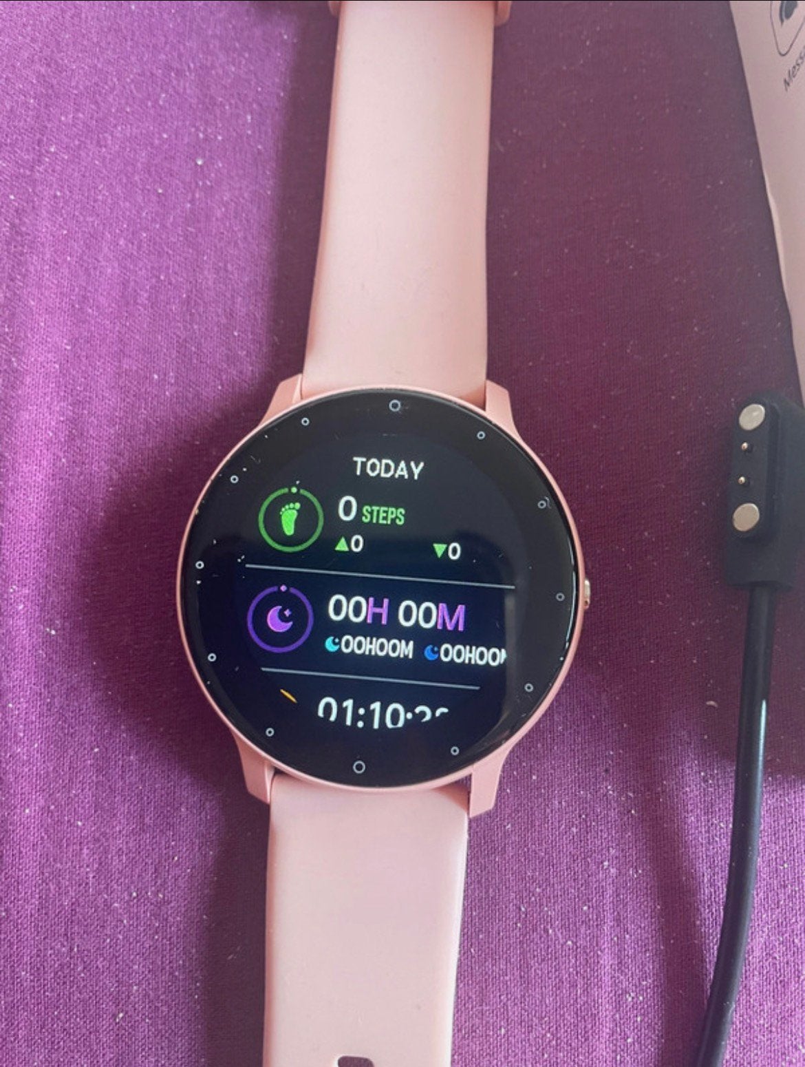 Smartwatch roze, Ophalen of Verzenden, Zo goed als nieuw, Roze, Android