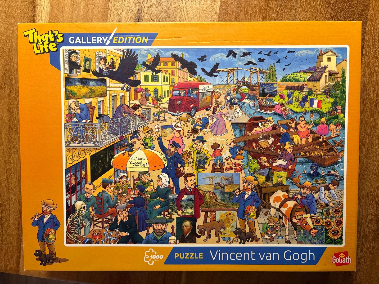 RUILEN thats Life Vincent v Gogh 1000 stukjes, Ophalen, 500 t/m 1500 stukjes, Gebruikt, Legpuzzel