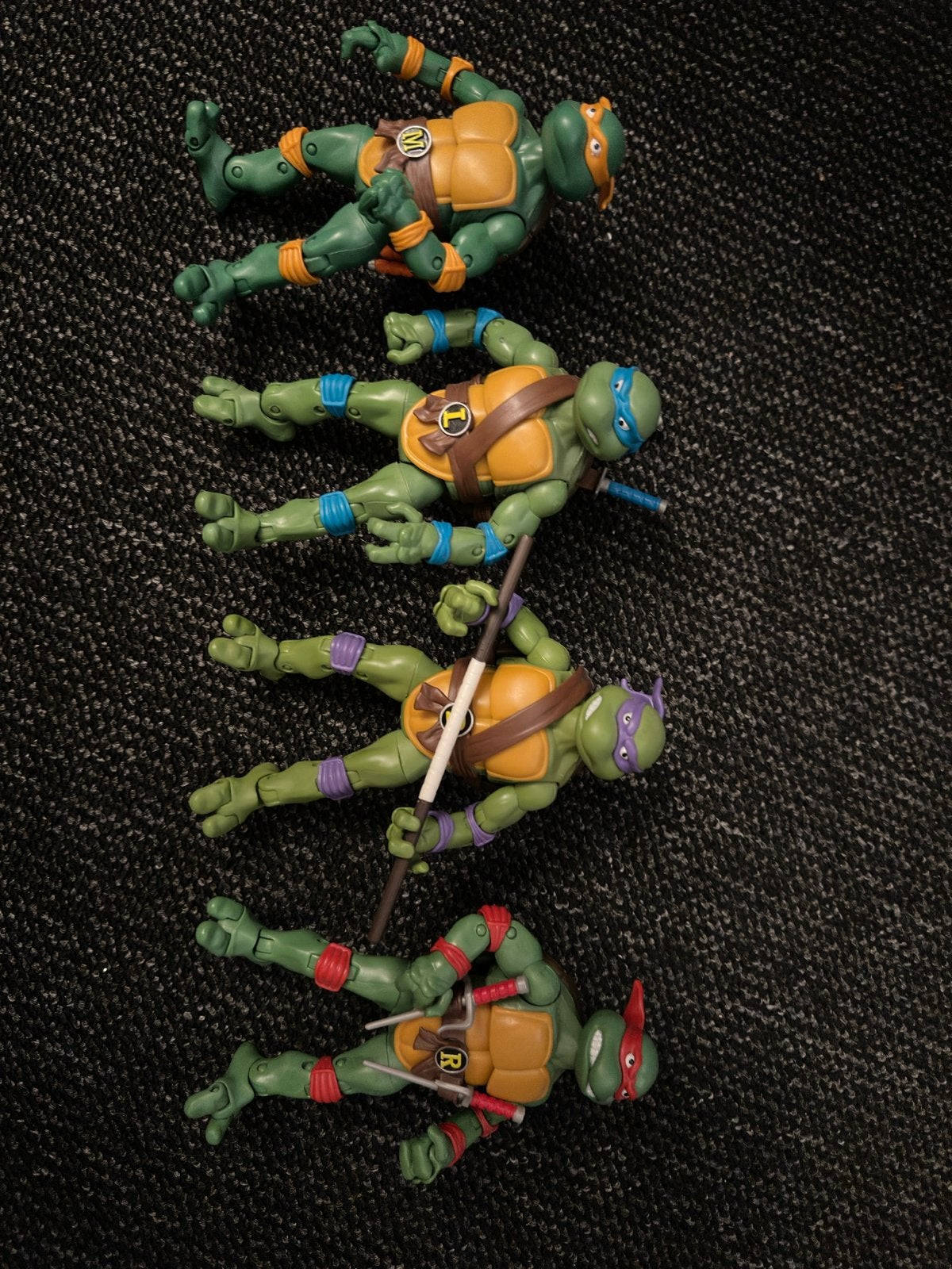 Teenage Mutant Ninja Turtles actiefiguren set, Ophalen of Verzenden, Zo goed als nieuw