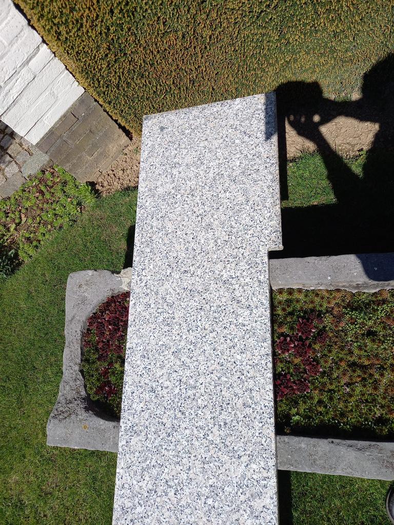 Granieten keukenblad, Doe-het-zelf en Verbouw, Platen en Panelen, Ophalen, Gebruikt