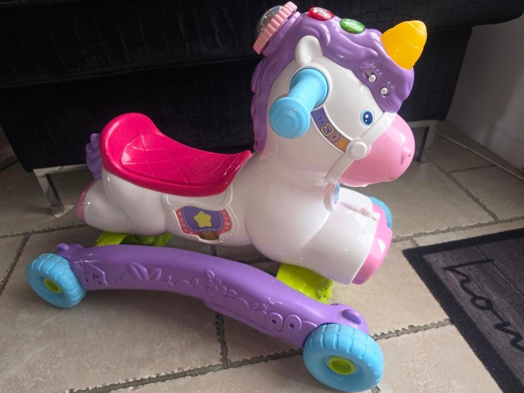 Unicorn rijmobiel en wip, Ophalen, 6 maanden tot 2 jaar