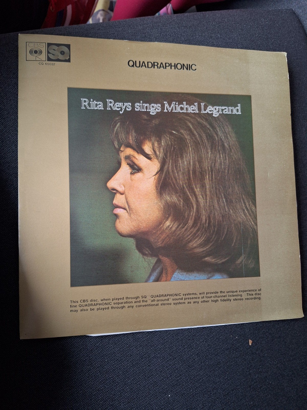 Rita Reys sings Michel Legrand - Quadraphonic LP, Ophalen of Verzenden, Gebruikt, Overige genres