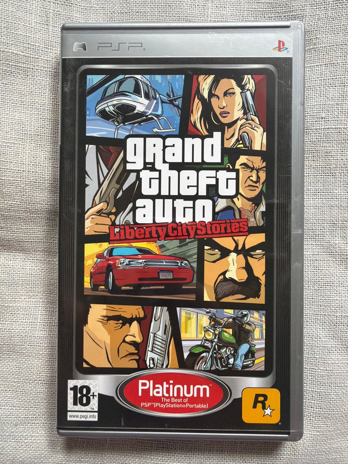 Grand Theft Auto Liberty City Stories PSP (Inclusief poster), Avontuur en Actie, Gebruikt, Vanaf 18 jaar, 1 speler