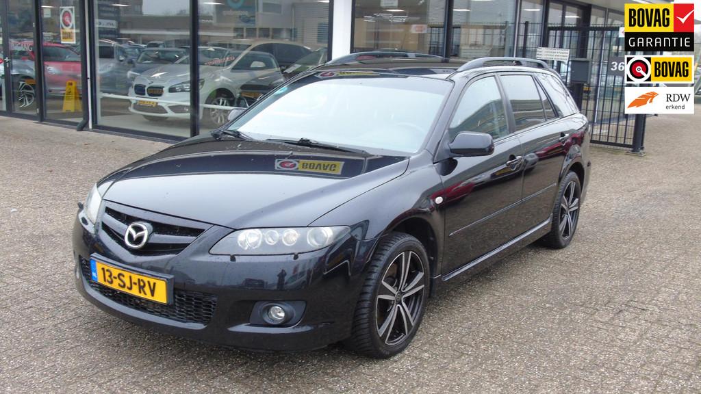 Mazda 6 Sportbreak 2.3i GT-M, Voorwielaandrijving, 1380 kg, Gebruikt, Zwart