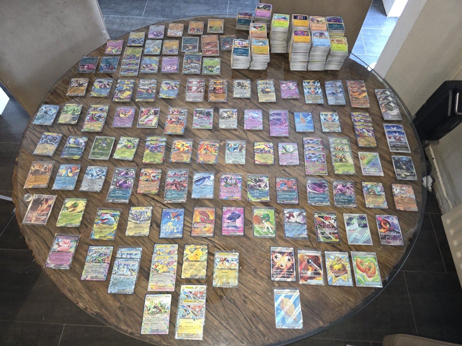 Grote collectie Pokémon kaarten, Ophalen, Zo goed als nieuw, Meerdere kaarten, Foil