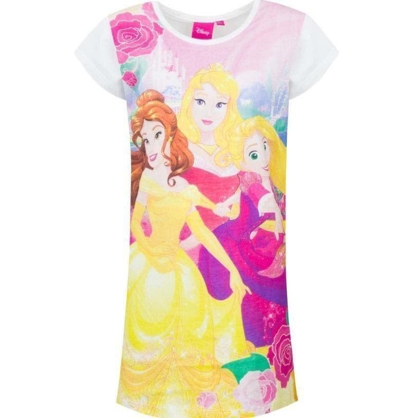 Disney Princess Nachthemd - Wit - Maat 98 - Katoen, Disney, Nacht- of Onderkleding, Meisje, Nieuw