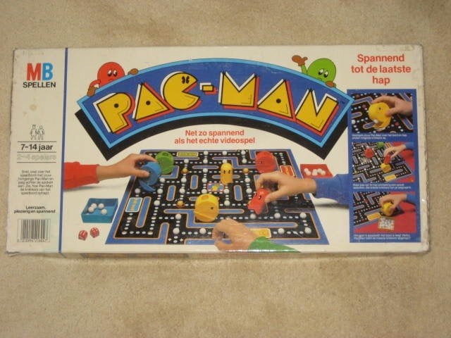 Pac-Man Bordspel - MB Spel, Ophalen of Verzenden, Gebruikt