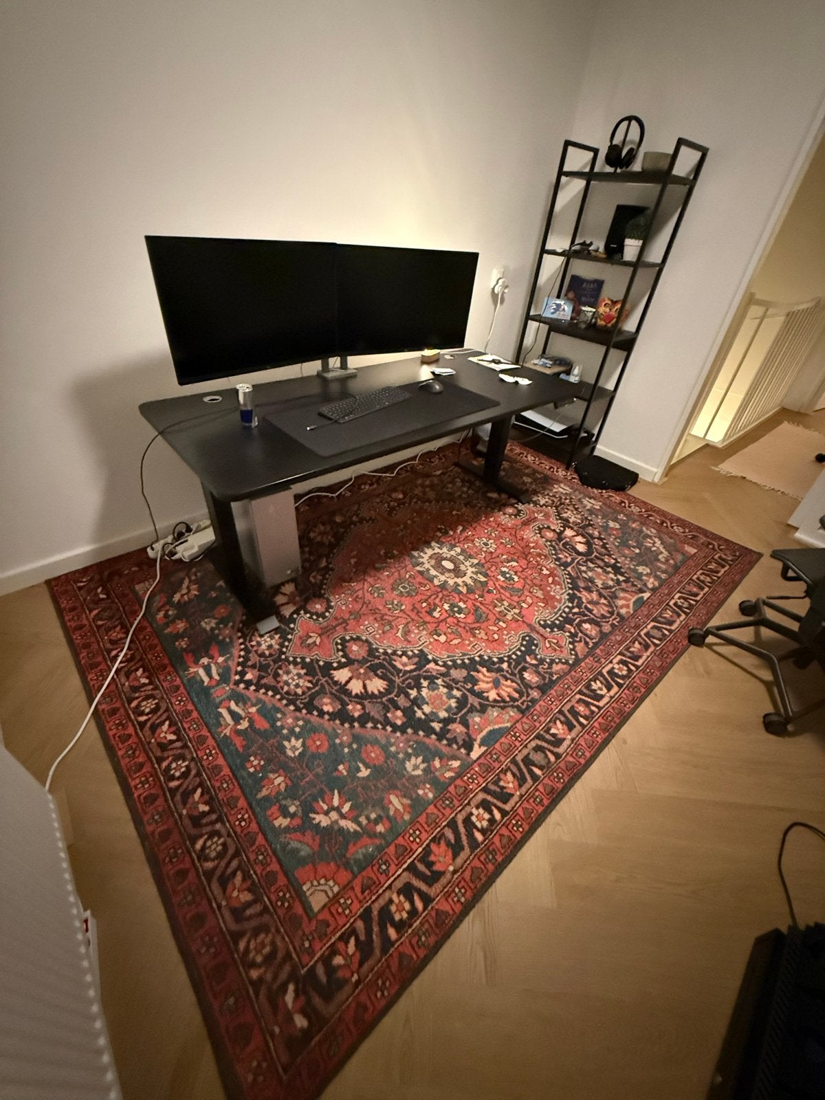 Wasbaar vintage vloerkleed - Medaillon Rood 190x290 cm, Ophalen, Gebruikt, 150 tot 200 cm, Vintage
