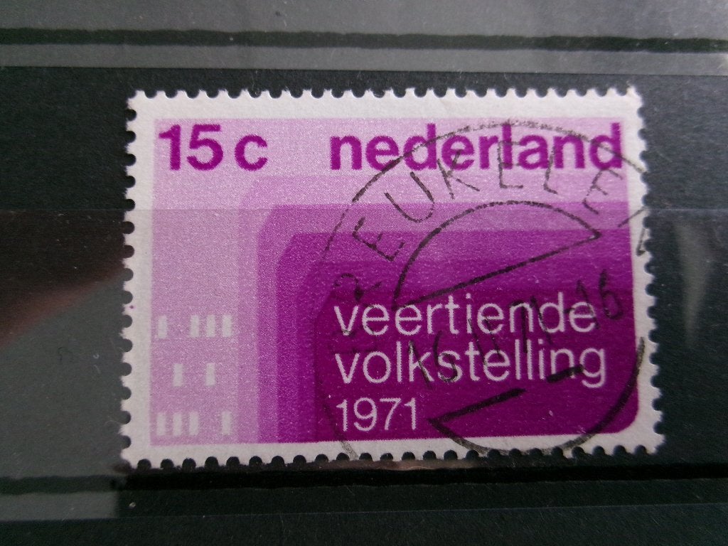 1971 - 14e volkstelling (732d), Postzegels en Munten, Postzegels | Nederland, Verzenden, Gestempeld