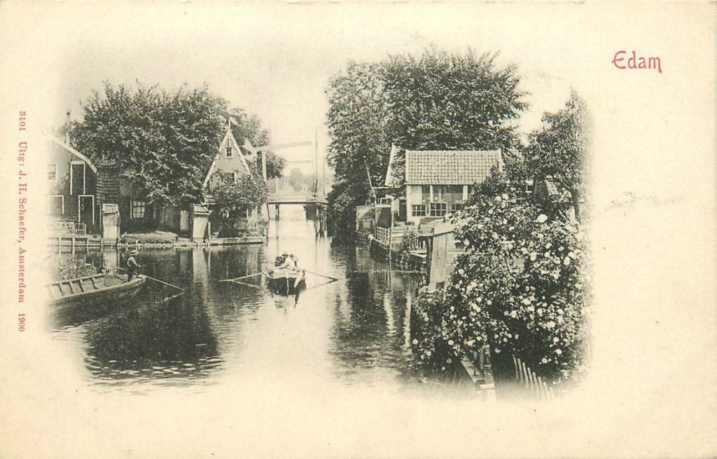 701-027-051 Edam, Ophalen of Verzenden, Voor 1920, Noord-Holland