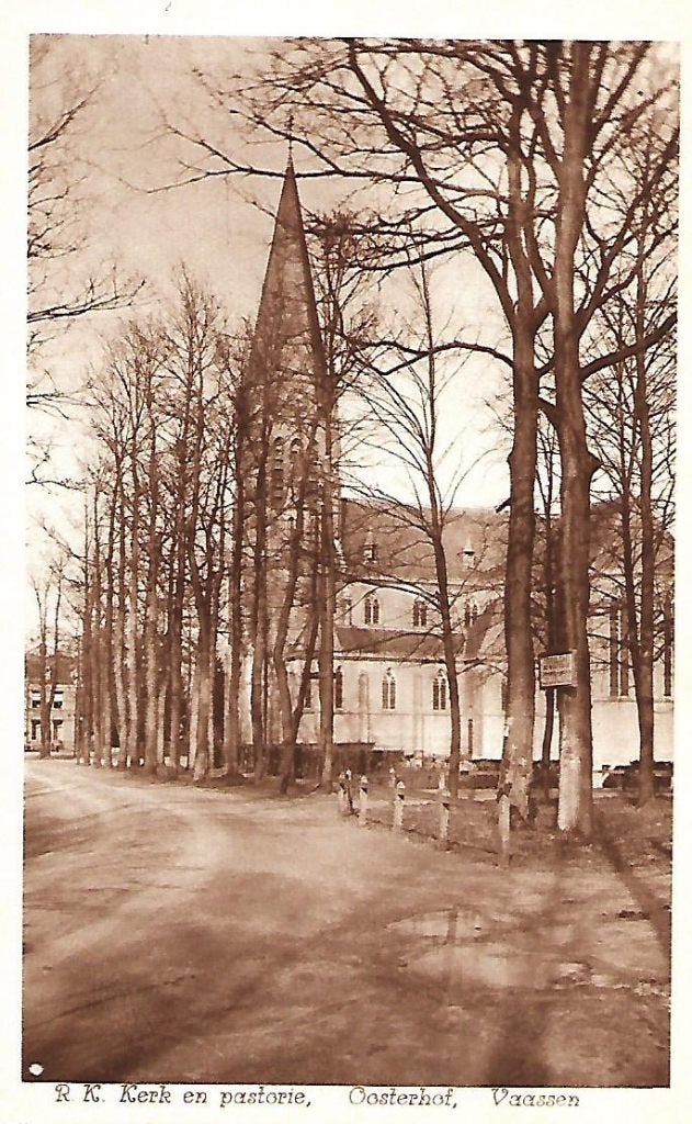 Vaassen- -N.H.Kerk en Pastorie, Oosterhof., Verzenden, 1940 tot 1960, Ongelopen, Gelderland