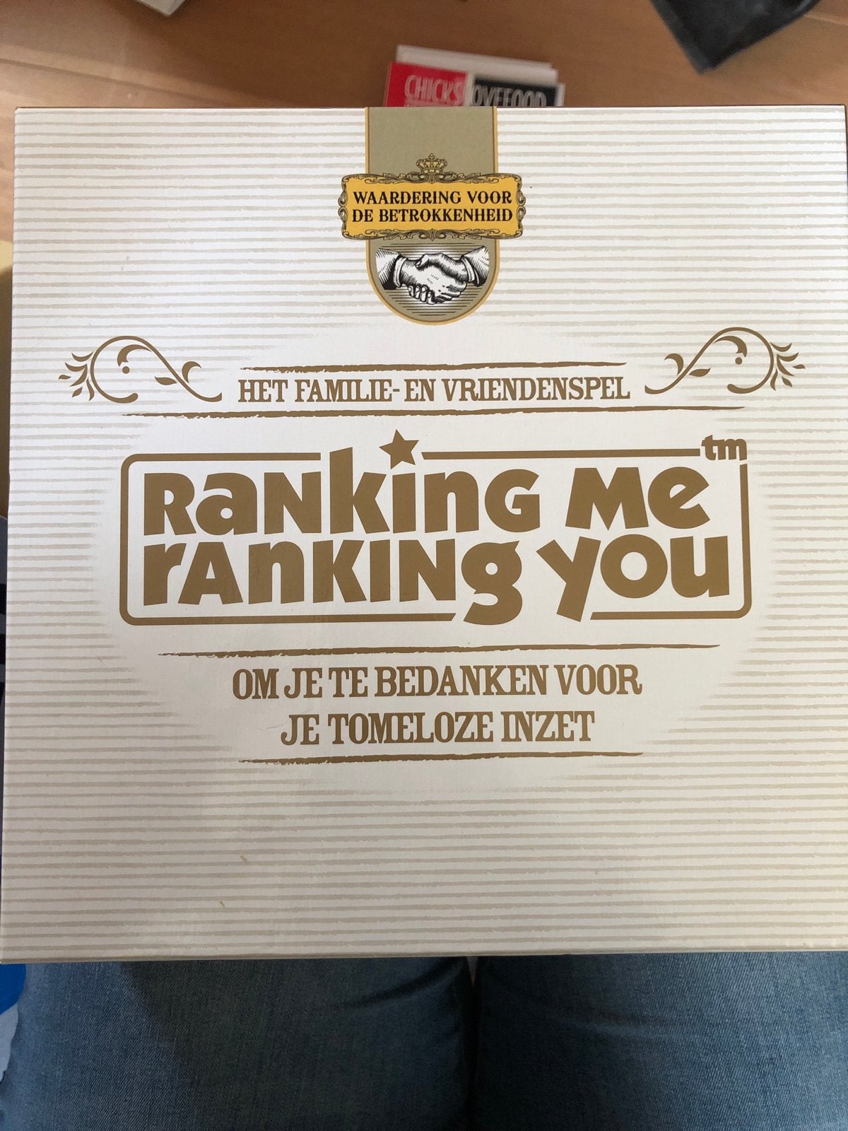 Ranking Me Ranking You - Het Familie- en Vriendenspel, Hobby en Vrije tijd, Drie of vier spelers, Ophalen of Verzenden, Zo goed als nieuw