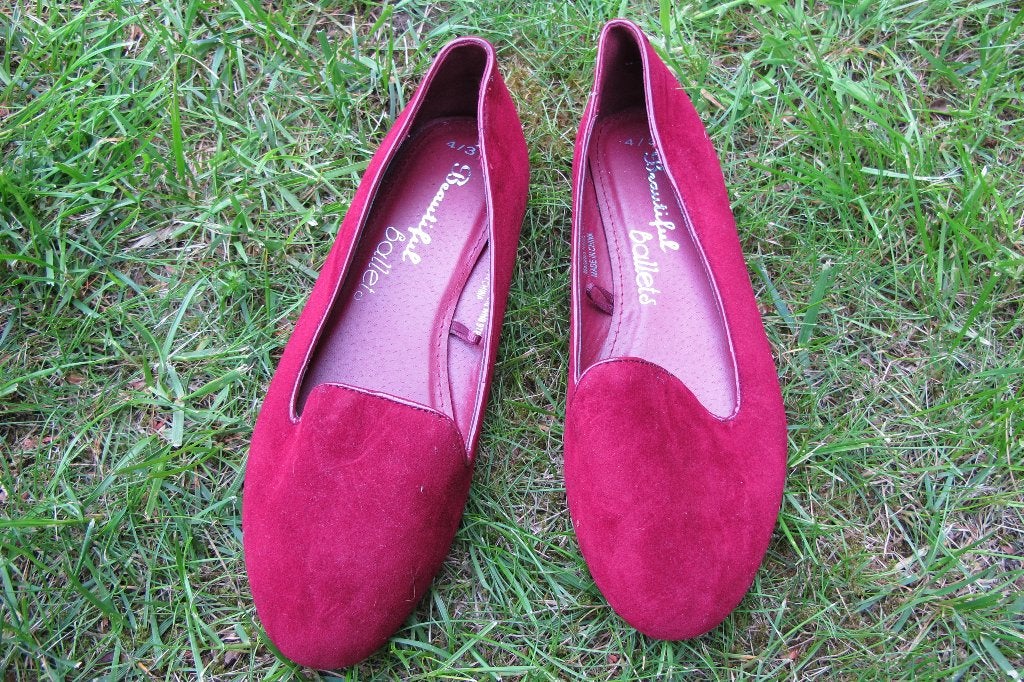 Burgundy flats, Overige typen, Nieuw, Ophalen of Verzenden, Rood