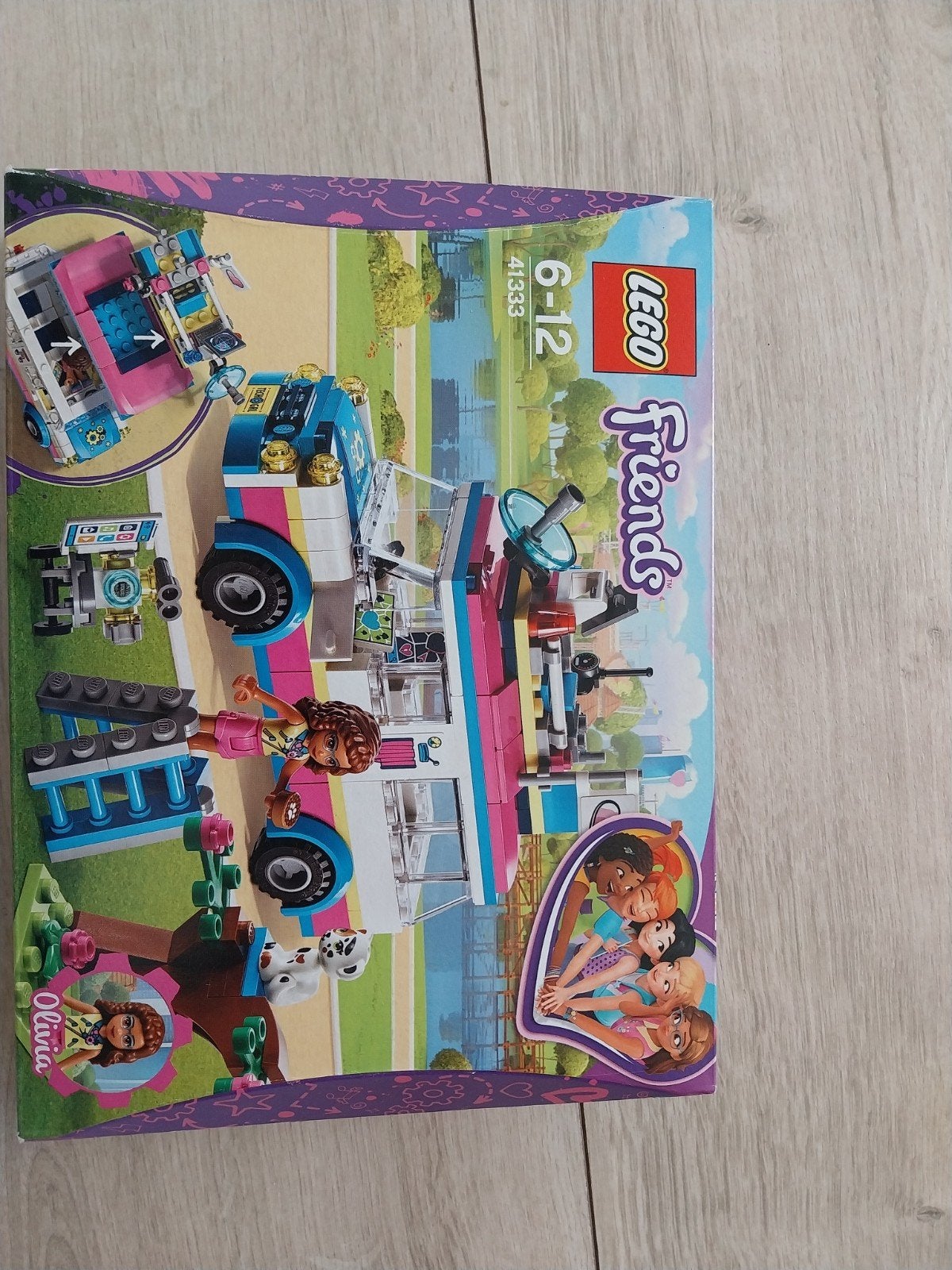 lego friends camper 41333, Ophalen of Verzenden, Zo goed als nieuw, Lego