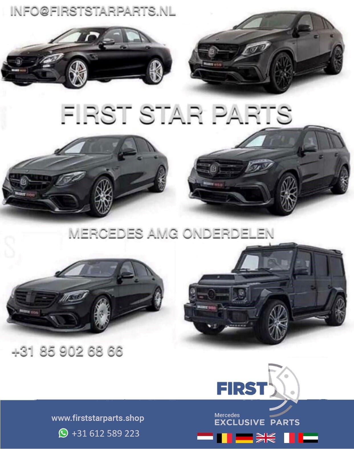 Mercedes STER (GRIL) A B C CLA CLS E G GLA GLC GLE GLS GT S, Gebruikt, -, Ophalen of Verzenden, -