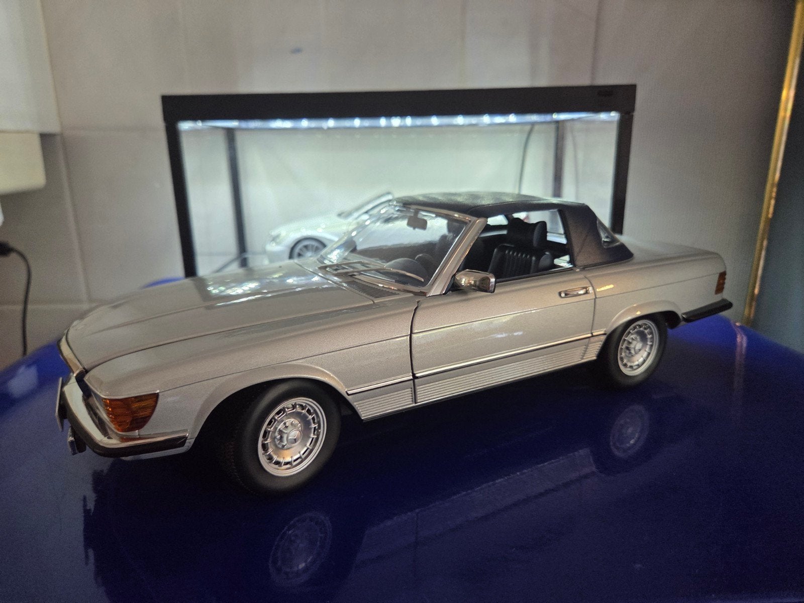 Mercedes 450 SL 1:12, Ophalen of Verzenden, Zo goed als nieuw, 1:9 t/m 1:12, Auto