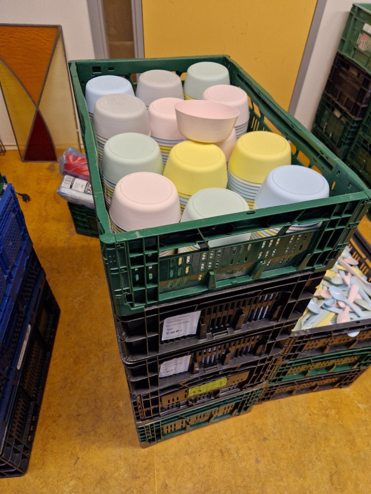 plastic ikea bakjes en lepels afwasbaar, Ophalen, IKEA, Kunststof, Meerkleurig